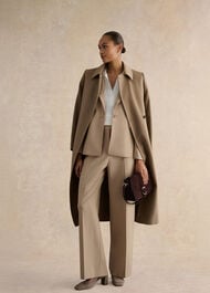 Ashleen Single Breasted Jacket, Neutral, hi-res