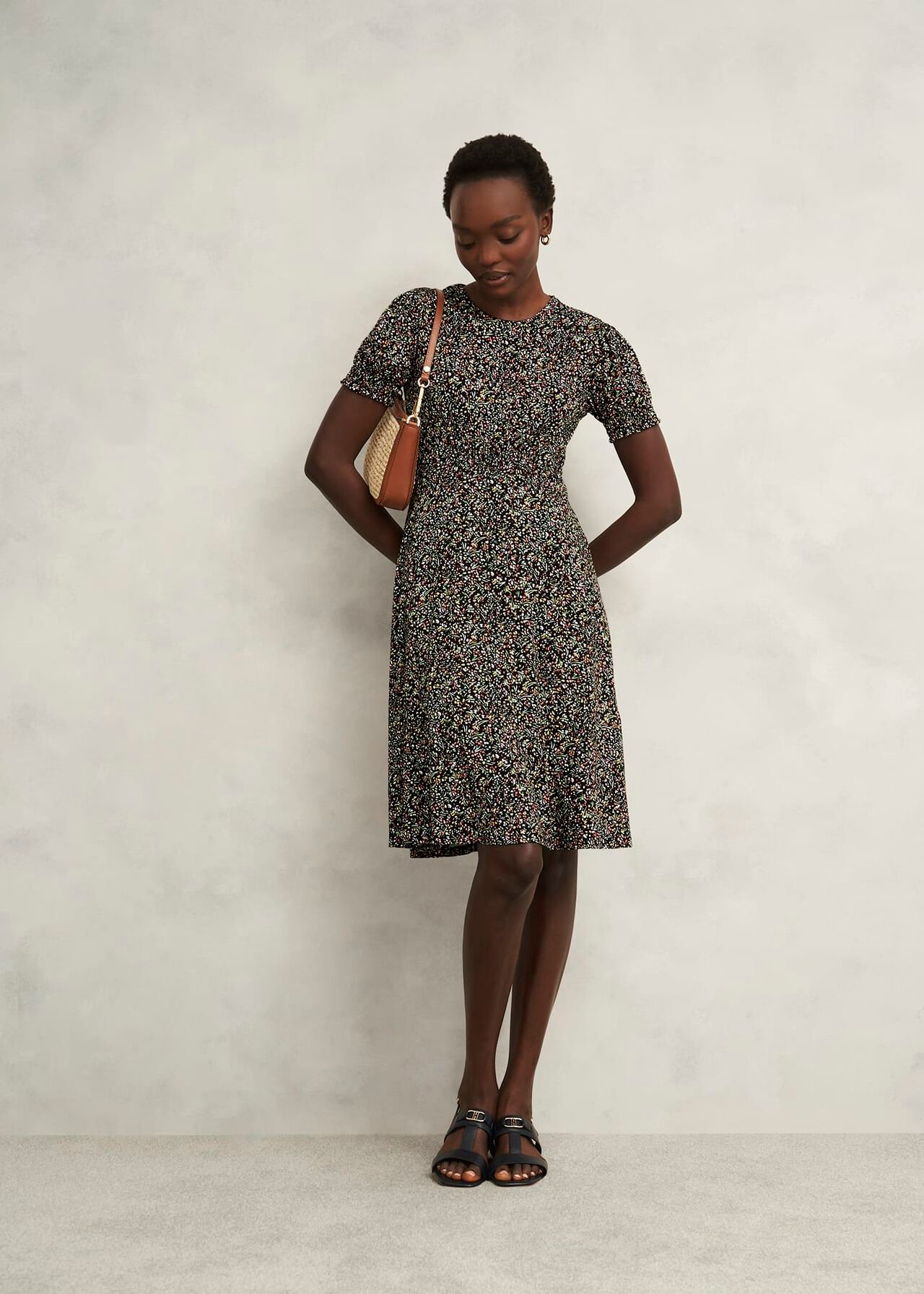 Rima Jersey Dress, Multi, hi-res