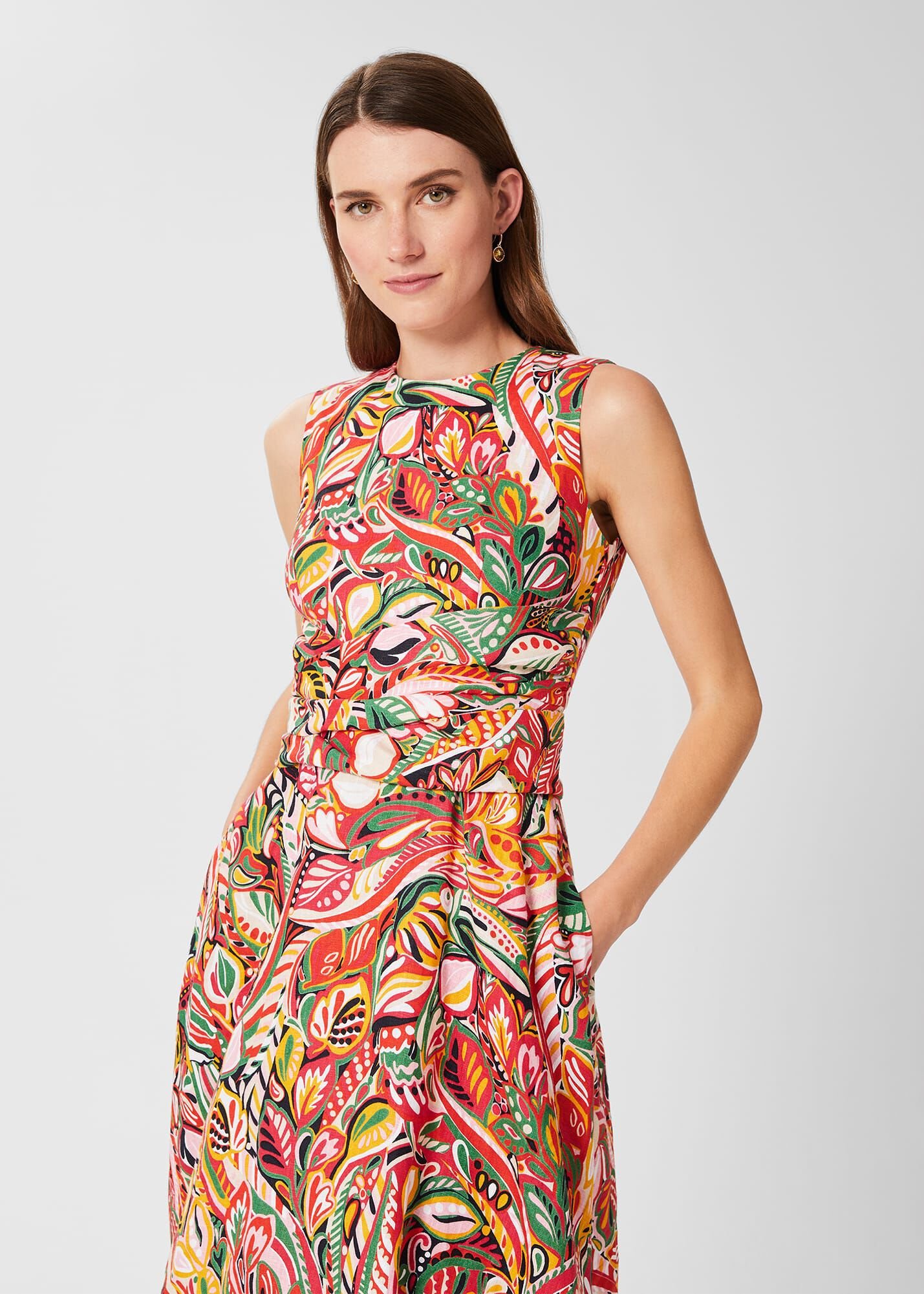 Twitchill linen dress cheap