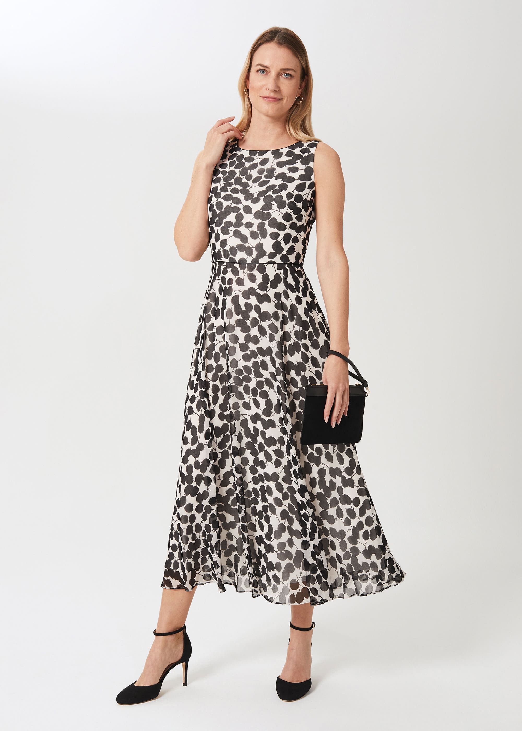 Hobbs leopard dress top