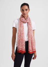 Della Scarf, Deep Apricot, hi-res