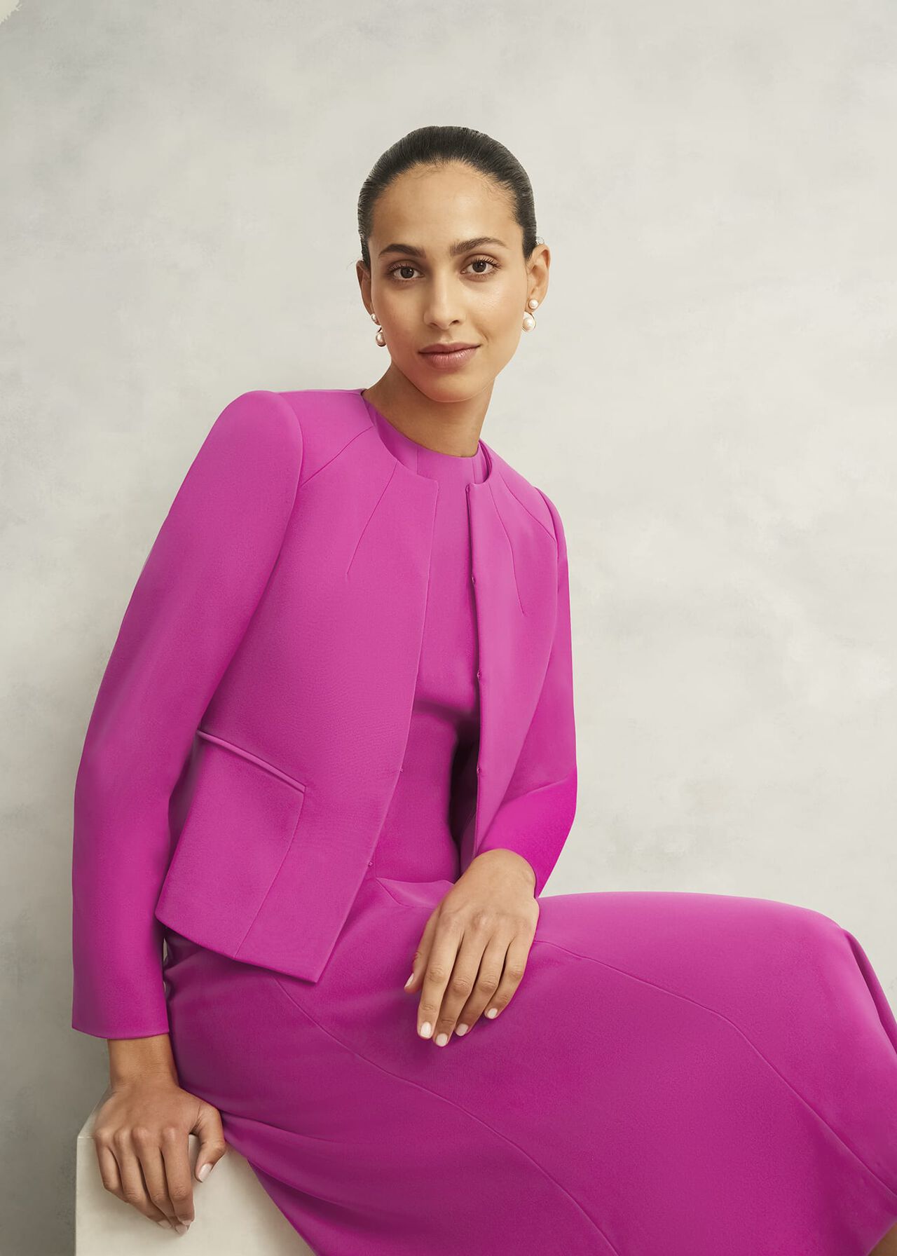 Eliana Jacket, Bright Pink, hi-res