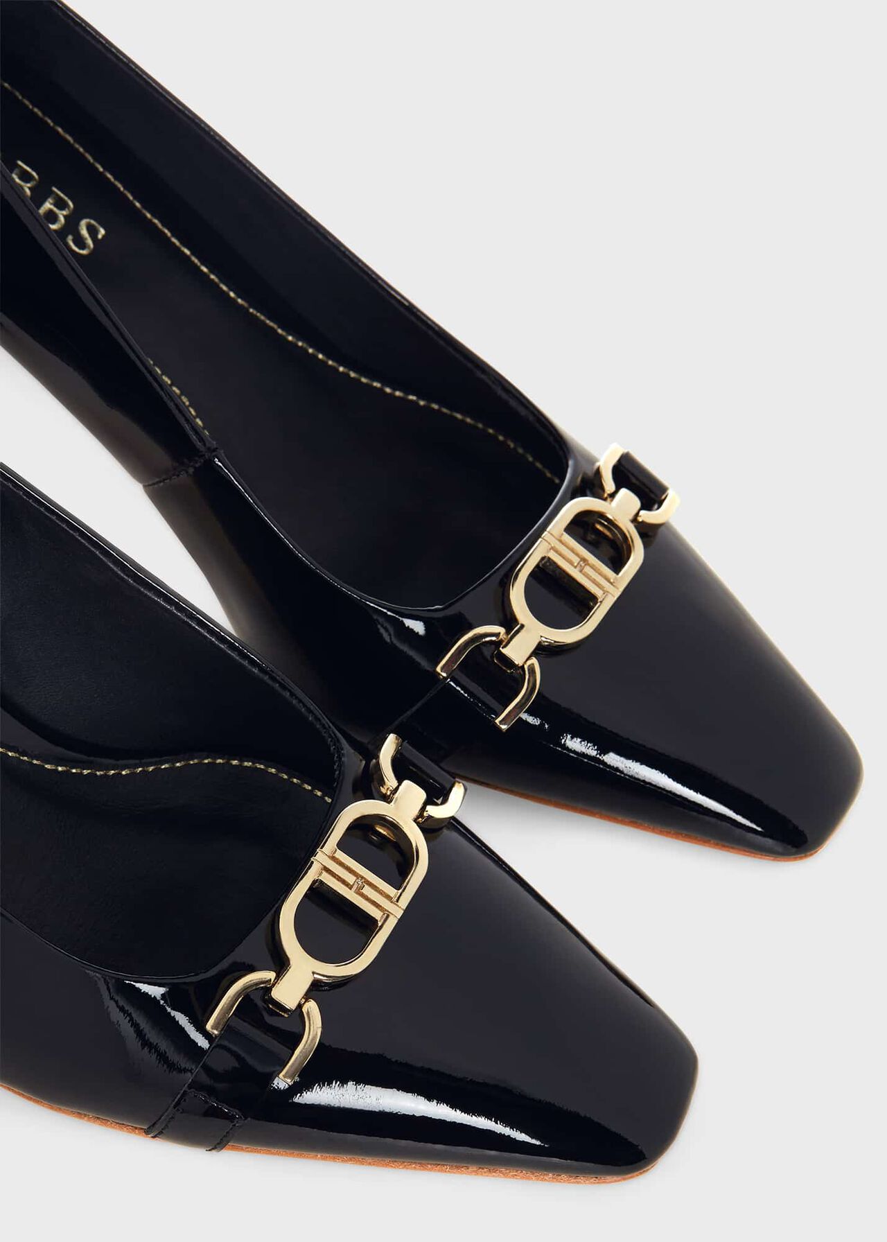 Ophelia Court Shoes, Black, hi-res