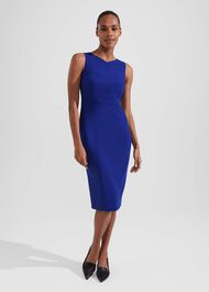 Silvia Dress, Cobalt Blue, hi-res