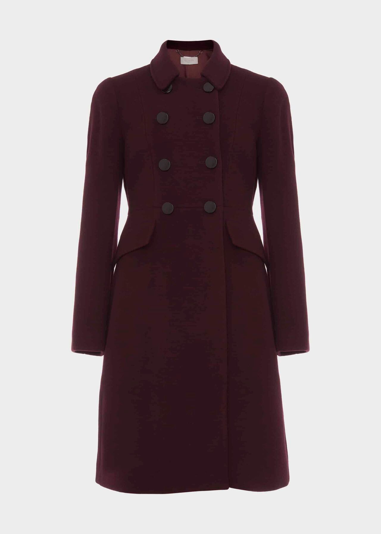 Janaya Wool Blend Coat, Mullberry Red, hi-res