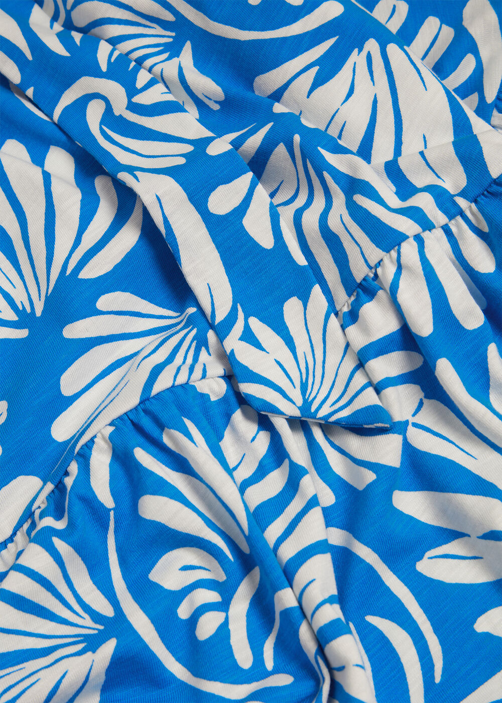 Nadine Jersey Dress, Blue Ivory, hi-res