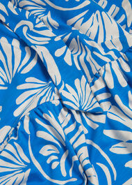 Nadine Jersey Dress, Blue Ivory, hi-res