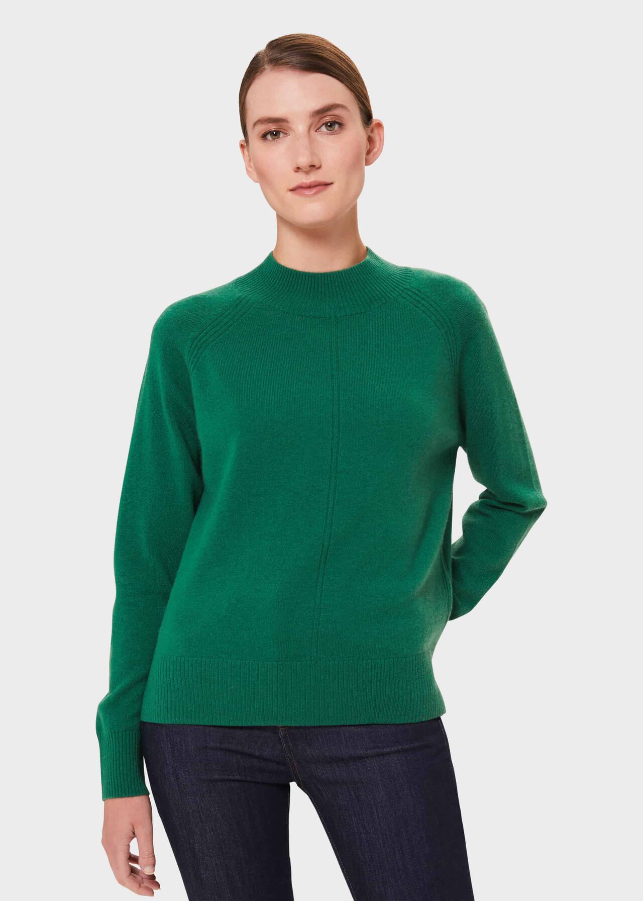 Lyndsey Wool Cashmere Funnel Neck Sweater | Hobbs