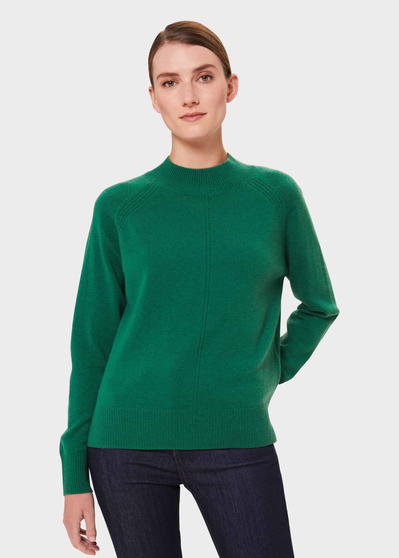 Lyndsey Wool Cashmere Funnel Neck Sweater Hobbs