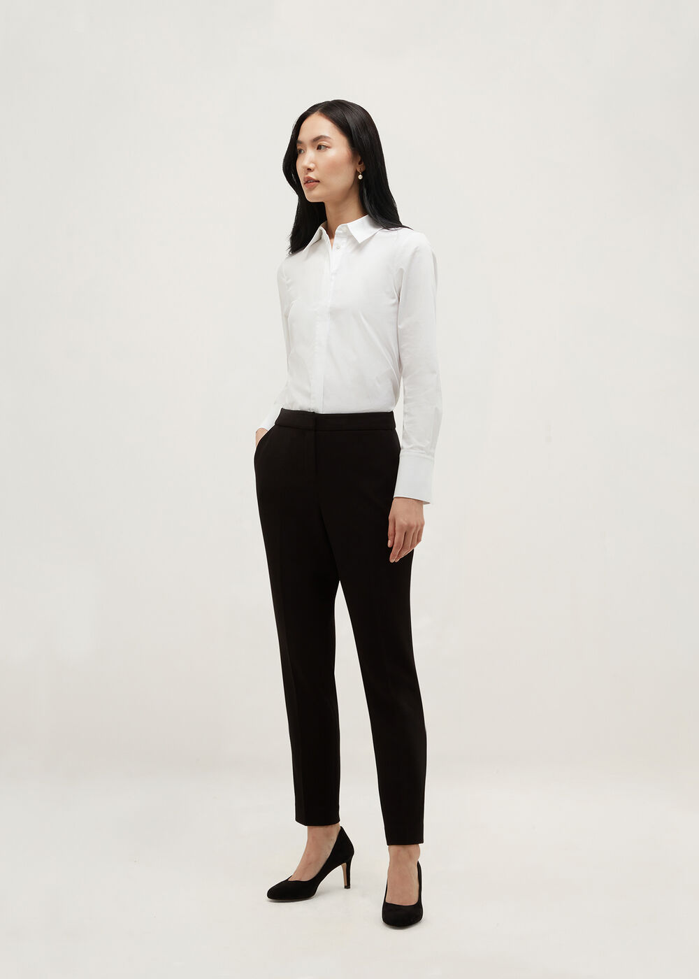 Lea Pique Slim Trousers