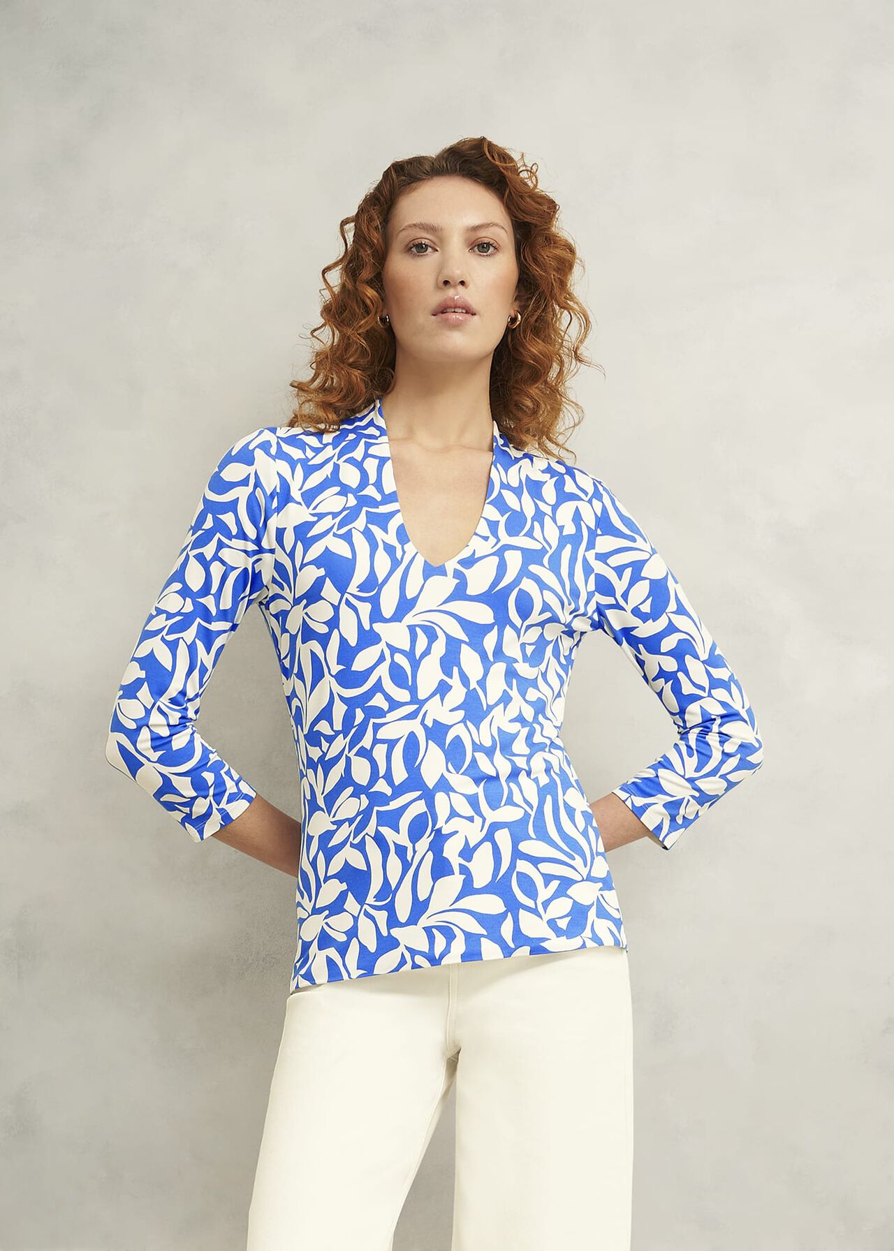 Hobbs Aimee Printed Top