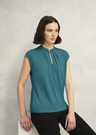 Maeve Top, Myrtle Green, hi-res