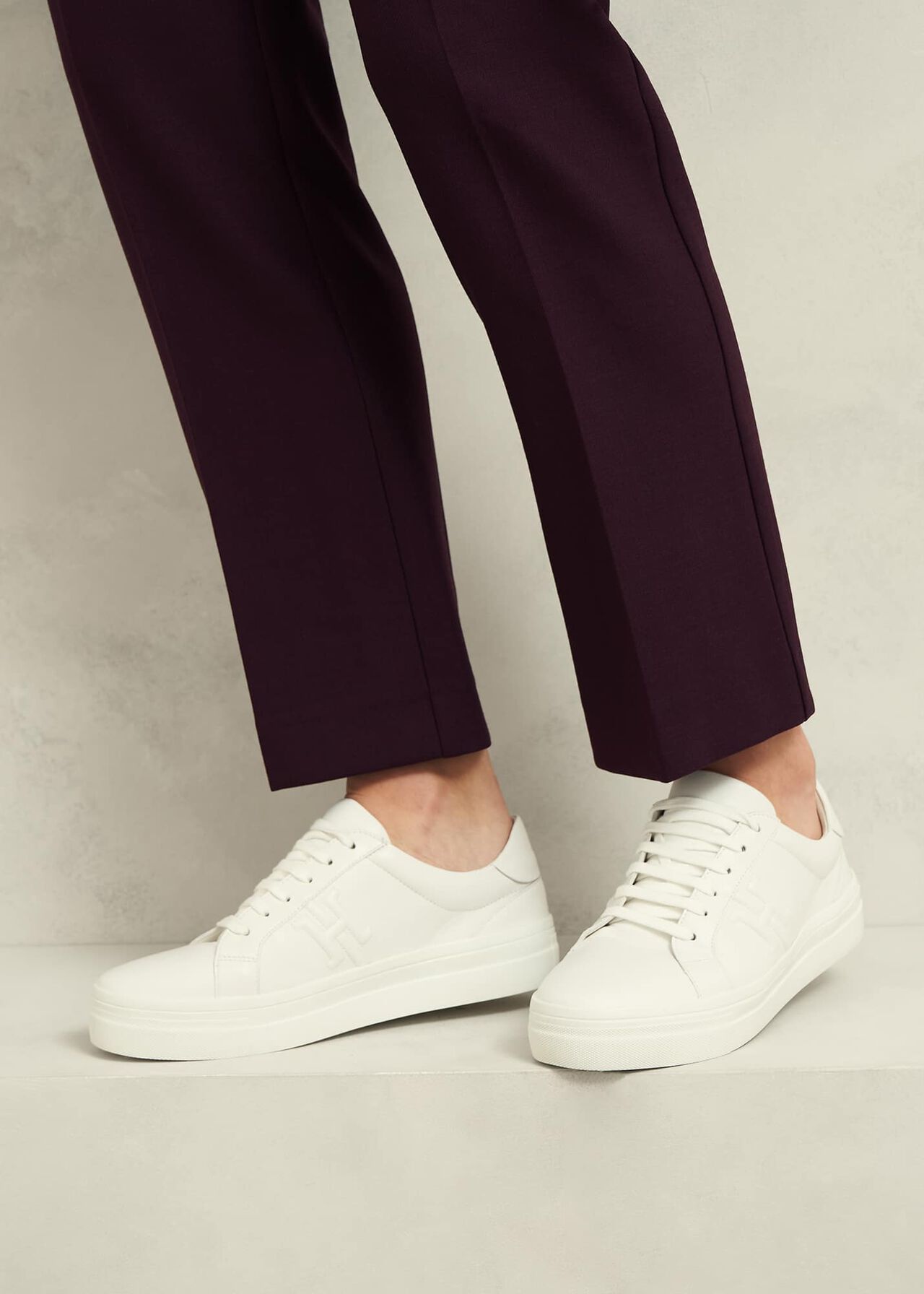 Simone Trainer, White, hi-res