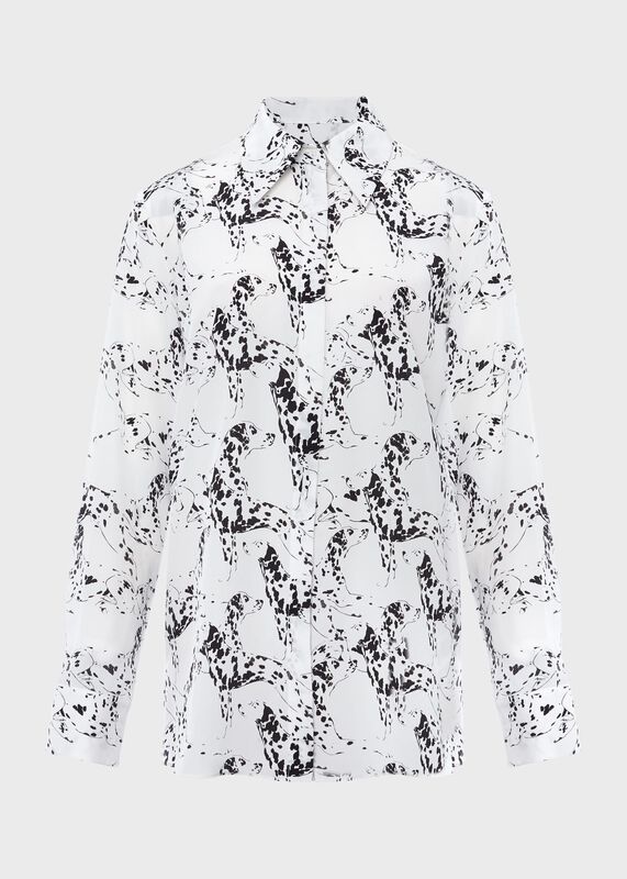 Eva Silk Printed Shirt