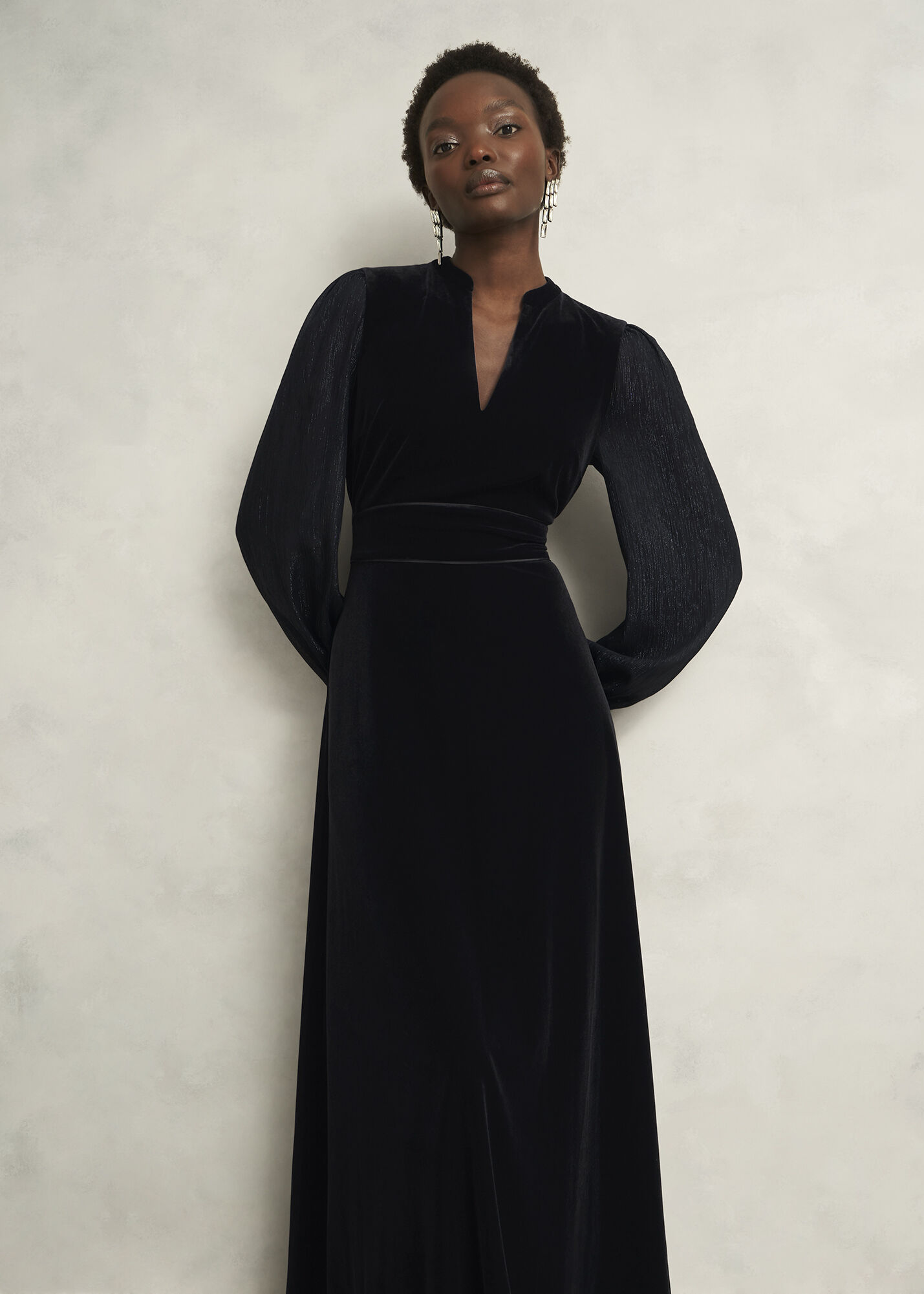 Marissa Velvet Dress | Hobbs US |