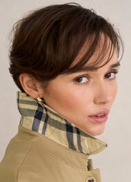 Vivienne Shower Resistant Trench Coat, Fawn Beige, hi-res