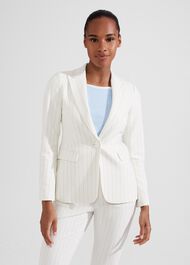 Sherry Blazer, Ivory Grey, hi-res