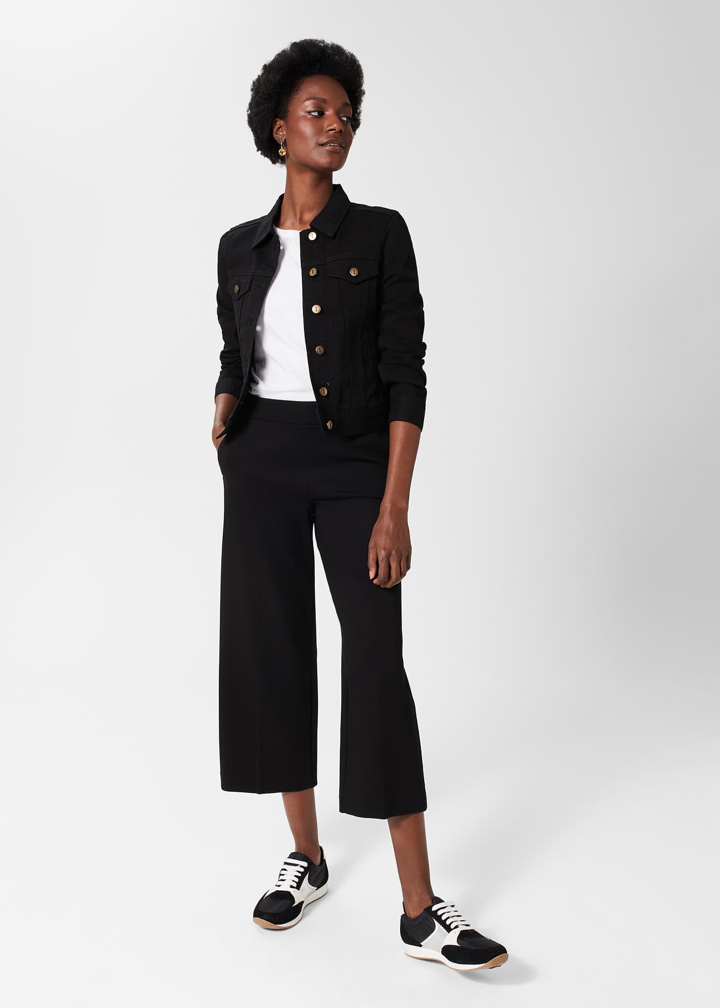 Hobbs black trousers sales