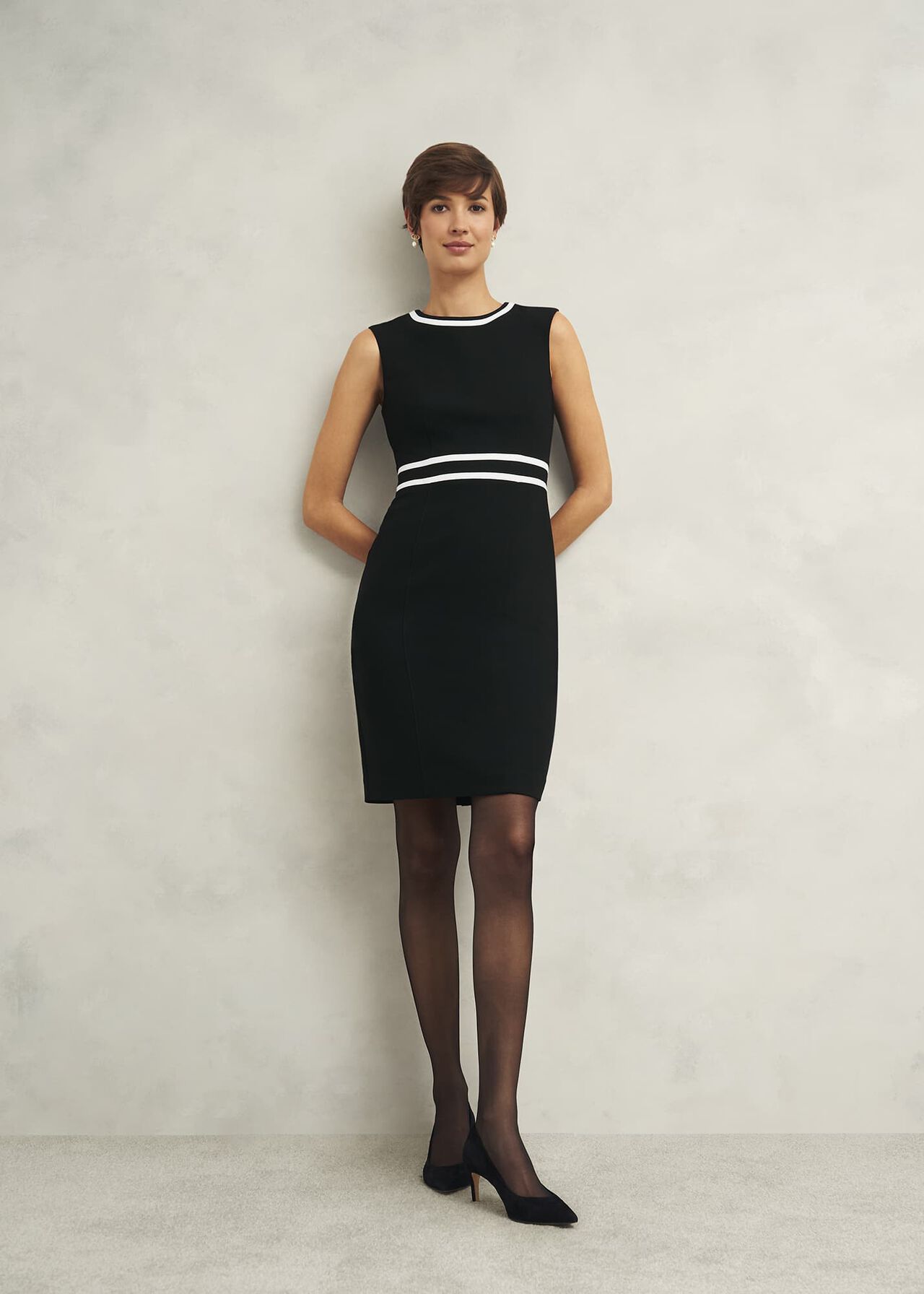 Nory Dress, Black Ivory, hi-res