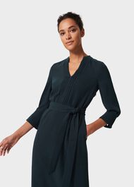 Isobel Shirt Dress, Dark Pine Green, hi-res