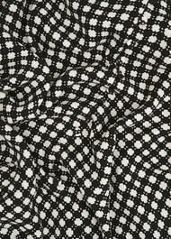 Hewlett Geo Mini Dress, Black Cream, hi-res