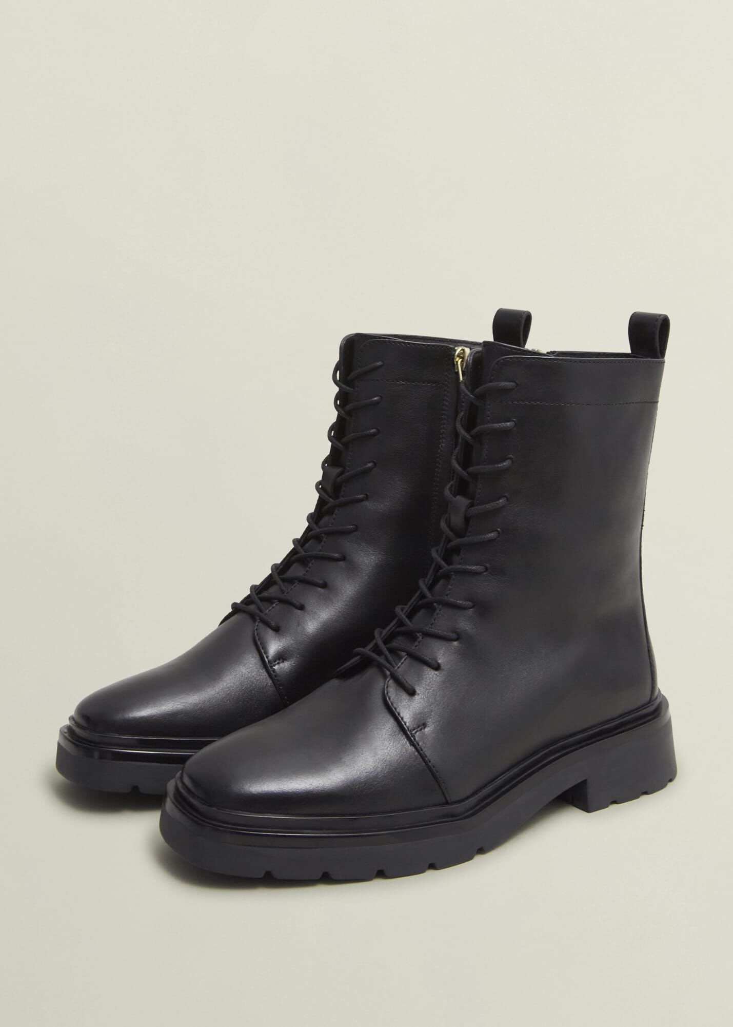 Faora leather lace up boot on sale