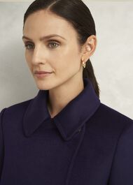 Livia Wool Coat, Midnight Purple, hi-res