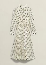 Larina Dress, Ivory Navy, hi-res