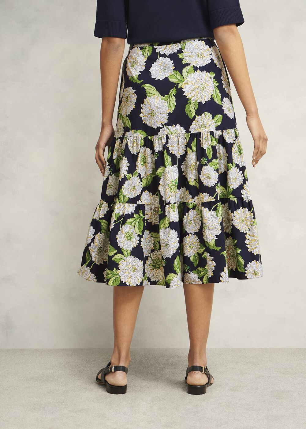 Dorothea Skirt, Navy Multi, hi-res