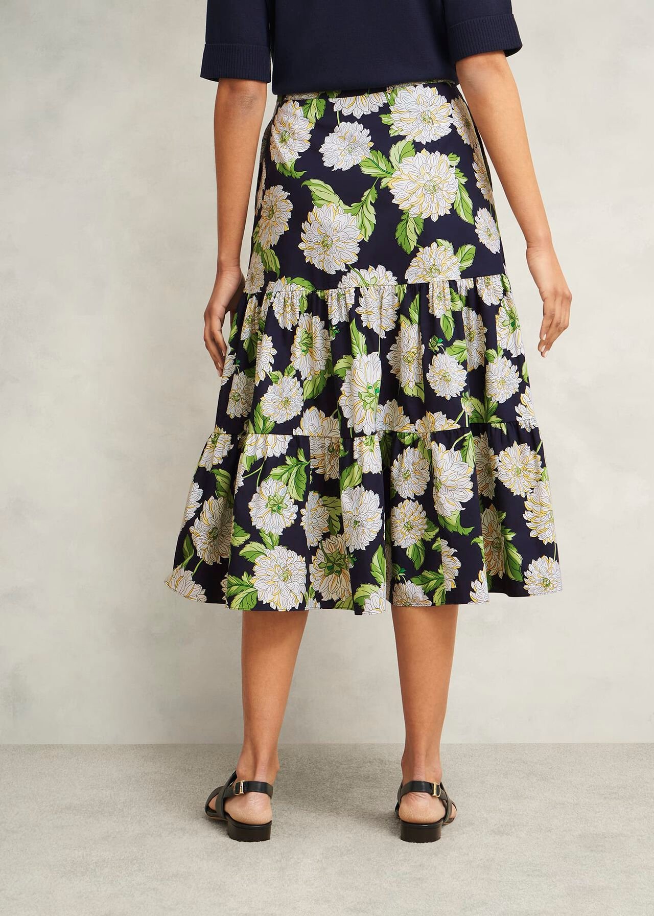 Dorothea Skirt, Navy Multi, hi-res
