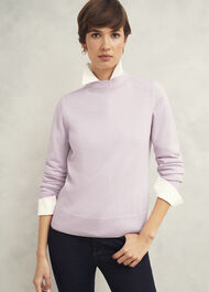 Indah Jumper With Cashmere, Dusted Pink, hi-res