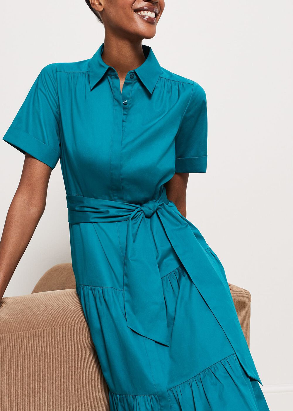 Compton Dress, Seafoam Green, hi-res