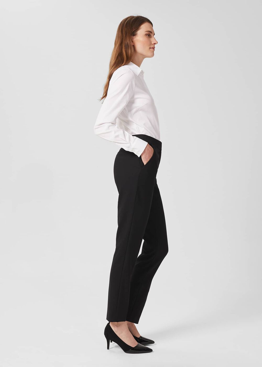 Petite Gael Trousers, Black, hi-res