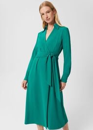Prue Maxi Fit And Flare Dress , Green, hi-res