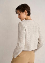 Carey Tweed Jacket, Camel Ivory, hi-res