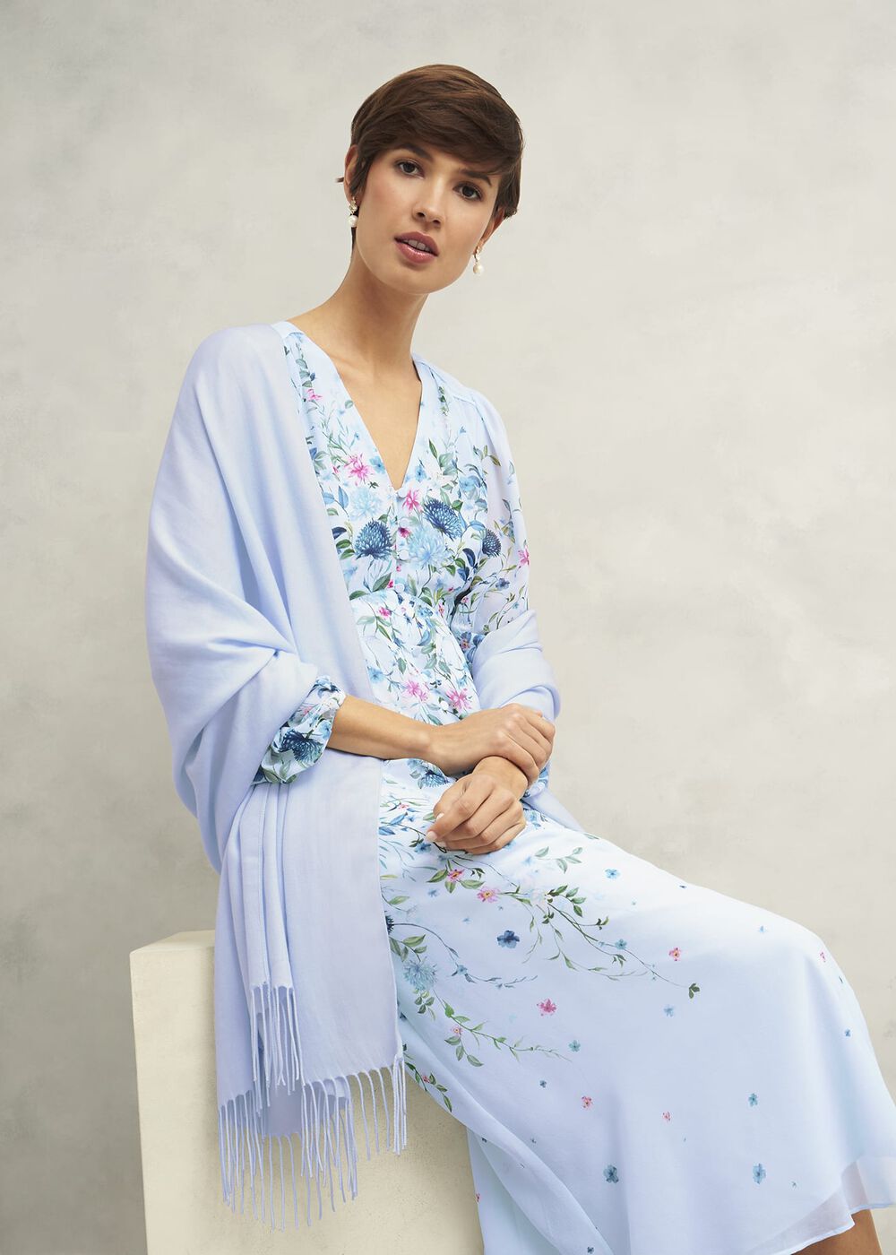 Matilda Scarf, Pale Blue, hi-res