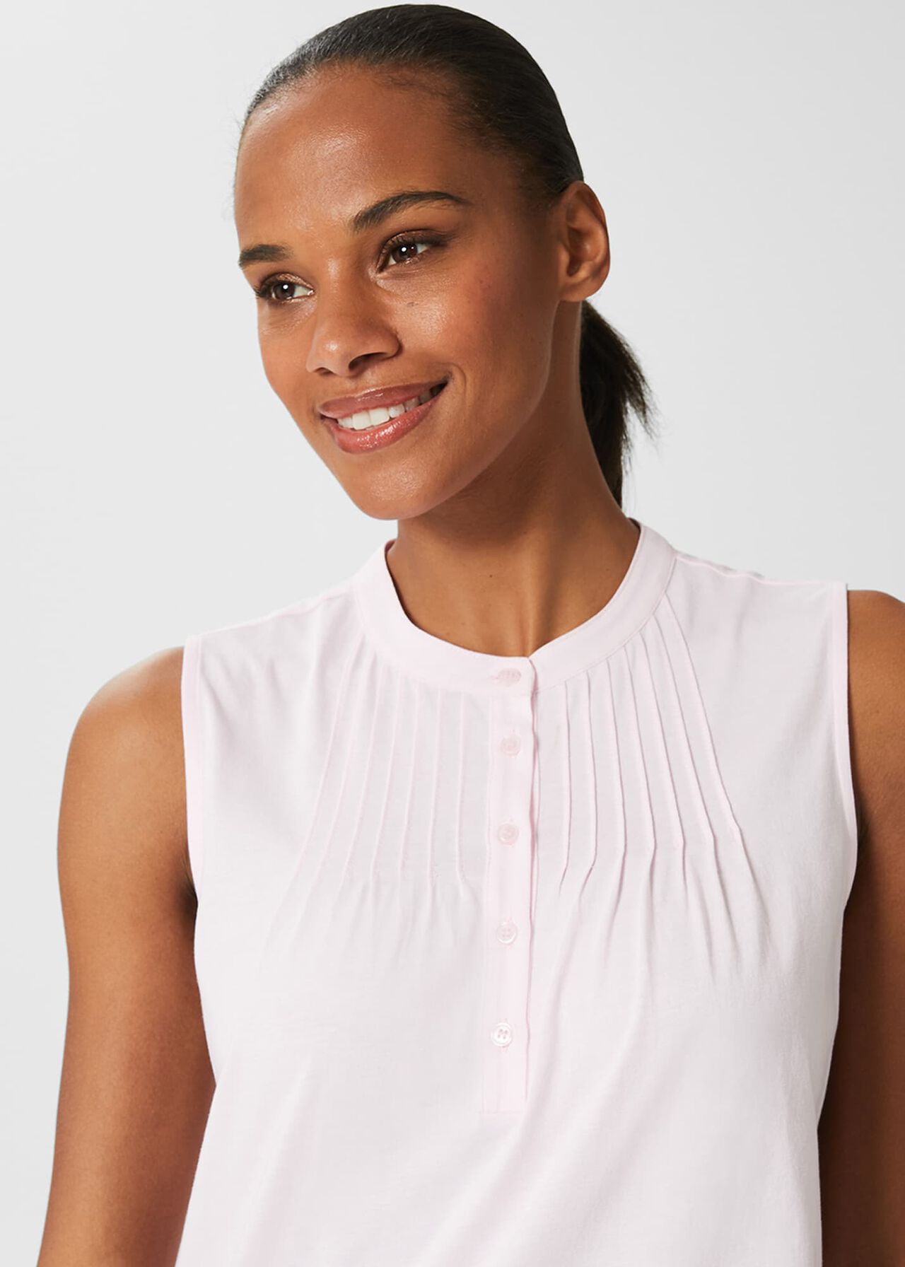 Luana Cotton Top, Pink, hi-res