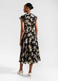 Petite Erica Dress, Black Multi, hi-res