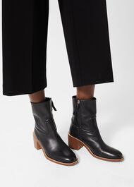 Jenn Ankle Boot, Black, hi-res
