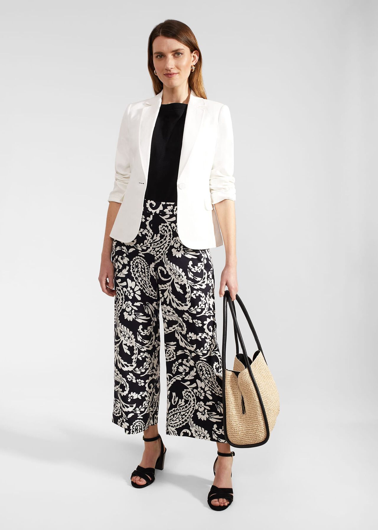 Ashlyn Trousers, Navy Ivory, hi-res