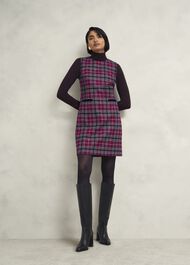 Margot Wool Dress, Pink Multi, hi-res