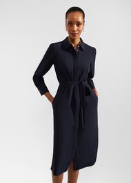 Verity Dress, Navy, hi-res