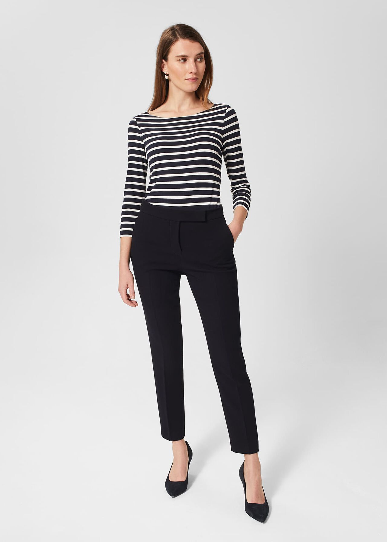 Mia Trousers, Navy, hi-res