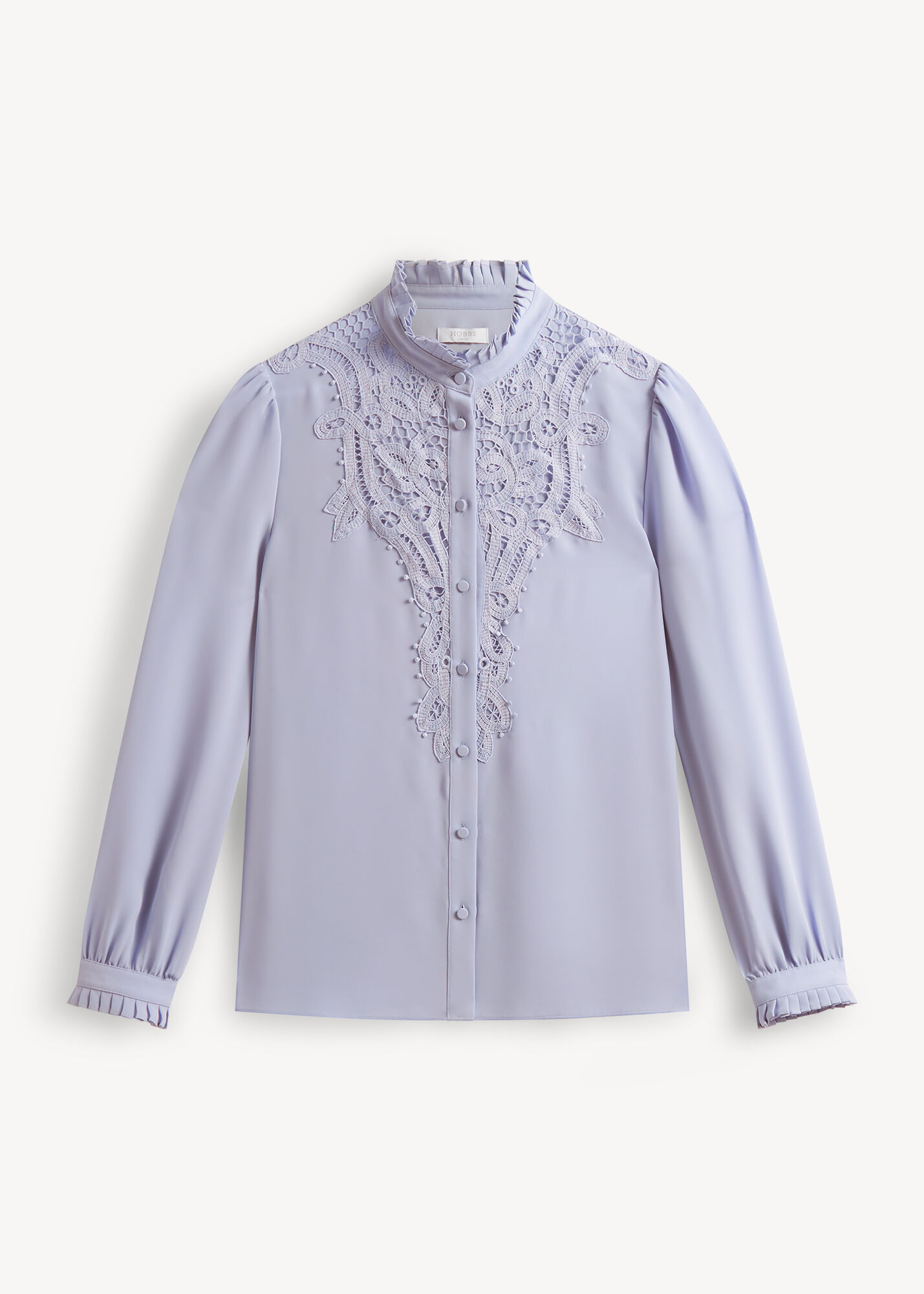 Delora Embroidered Lace Trim Blouse | Hobbs UK |