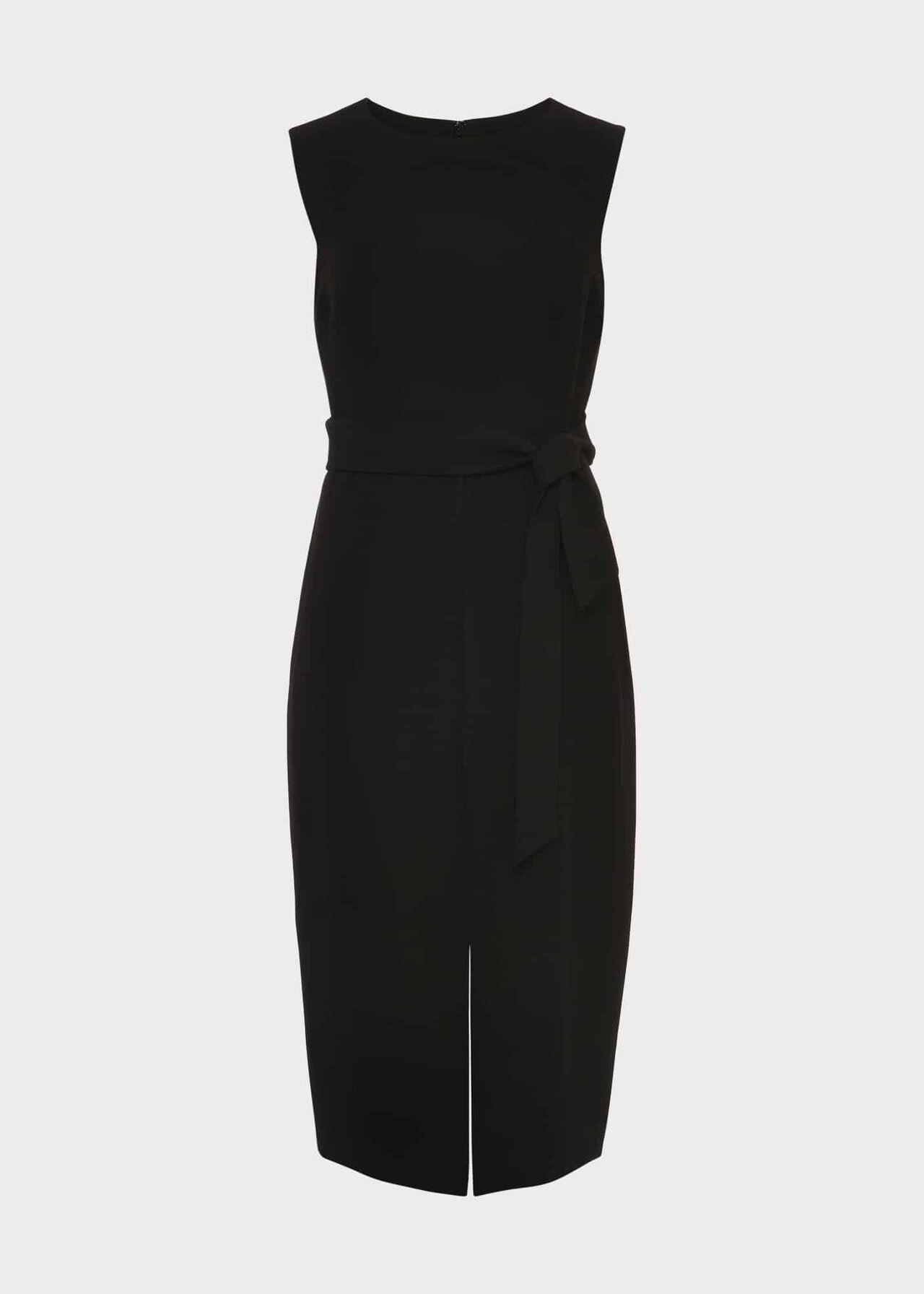 Alva Belted Dress, Black, hi-res