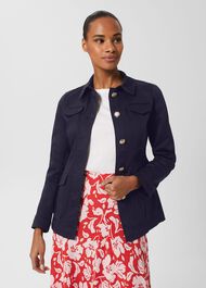 Farrah Jacket, Navy, hi-res