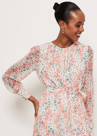 Frances Dress, Ivory Multi, hi-res