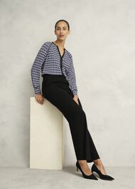 Zelia Printed Top, Blue Multi, hi-res