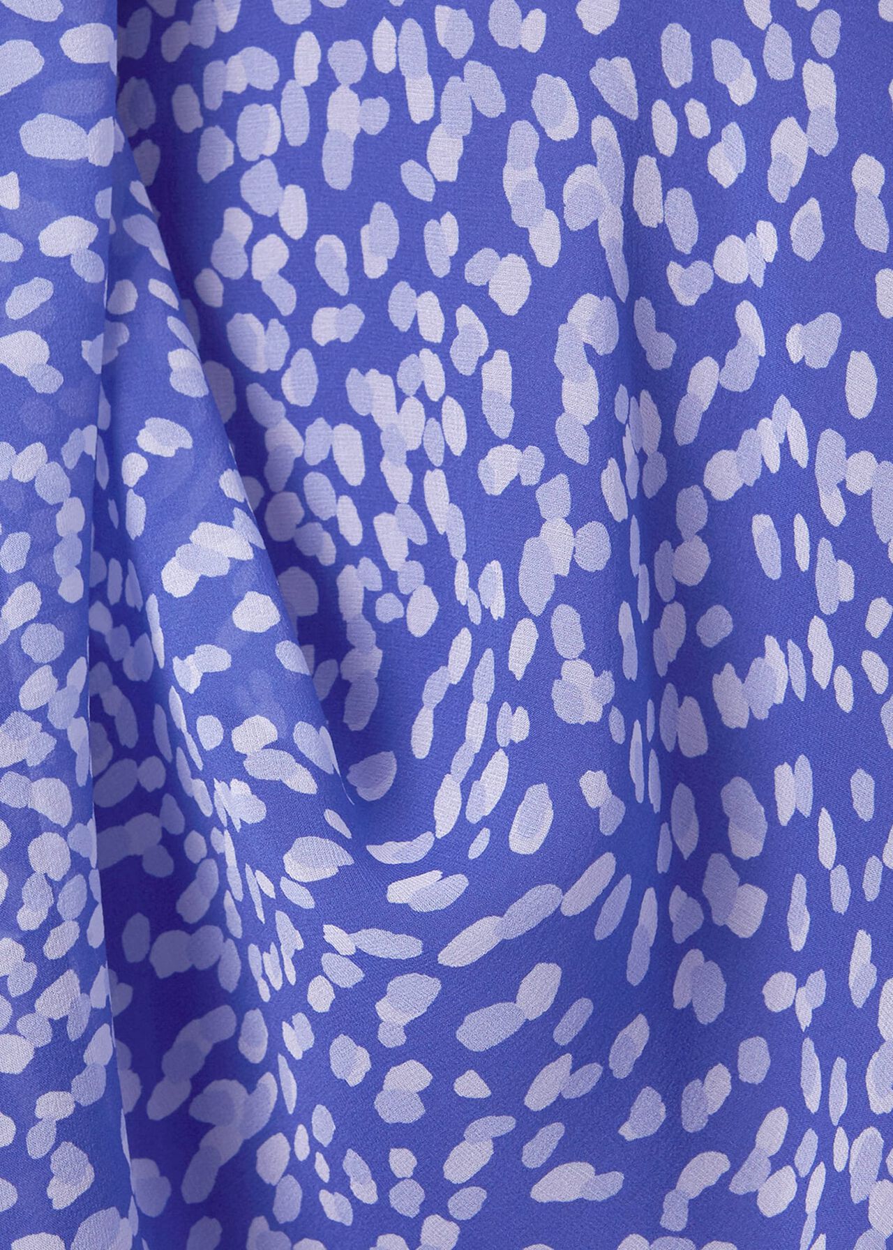 Helena Silk Midi Dress, Blue Multi, hi-res