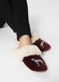Vita Slipper, Burgundy, hi-res